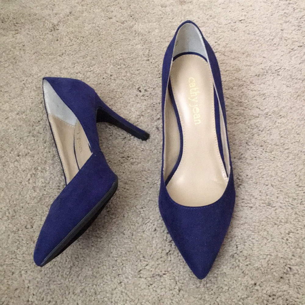 Brand new dark blue heels